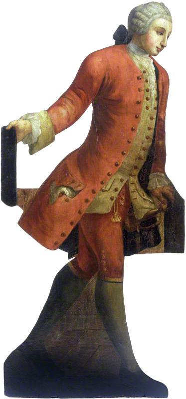 Young Man with a Sword (dummy board), 1745, 