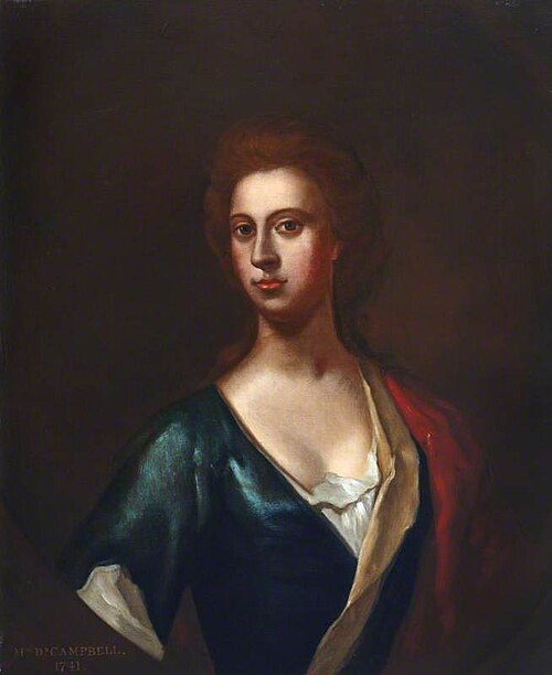 Christina Watson, Mrs Archibald Campbell, 1741, 