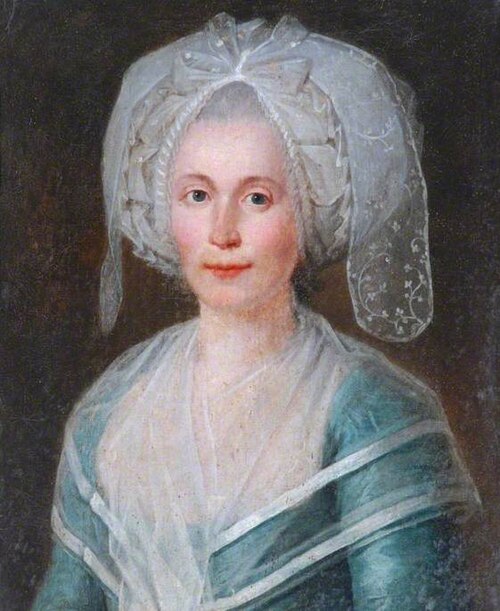 Portrait of a Lady in Green with a Lace Bonnet, 1774, 