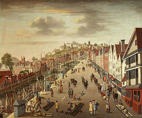 Broad Quay, Bristol, 1760, 