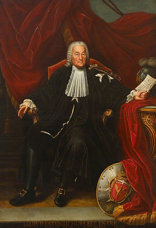 Louis d'Estuart, 1755, 