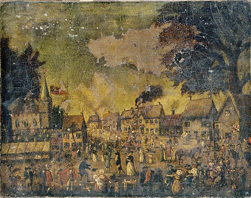 Village Scene, 1760, 