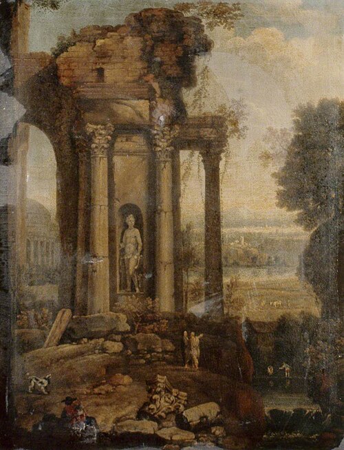 Italianate Landscape with Ruins, 1770, 
