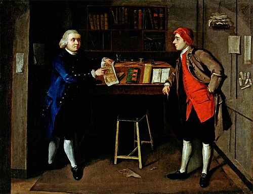 A Cabinet-Maker's Office, 1770, 
