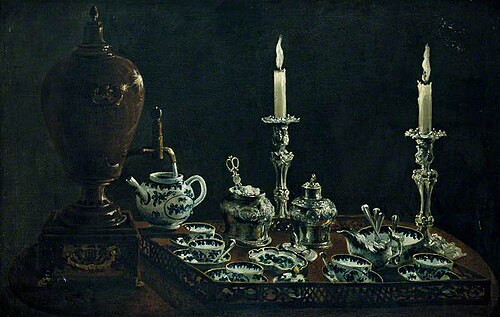 Tea Service on a Tray, 1770, 