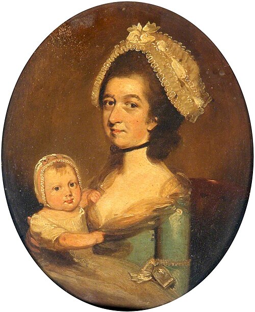 A Lady and Child, 1777, 