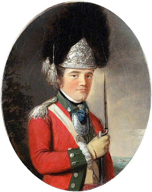 An Officer of the Grenadier Company, 63rd Regiment of Foot, 1775, 