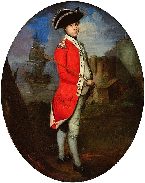 An Officer with the 52nd (9th Marines) Regiment of Foot, 1775, 