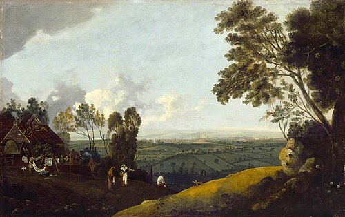 View of London from Highgate, 1777, 