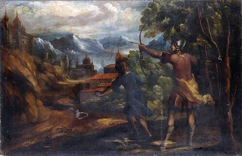 Archer in a Mythical Landscape, 1780, 