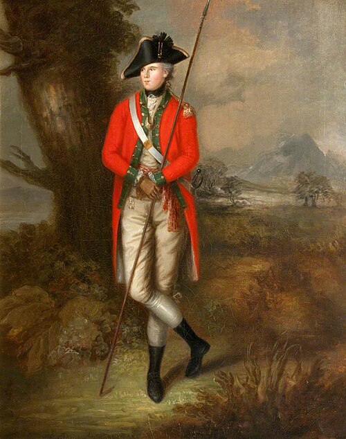 Thomas Currie, Ensign and Lieutenant, South Fencible Regiment, 1780, 