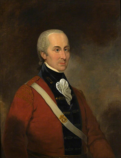Captain Gustavus Nicolls, 1st Battalion, 1st (or Royal) Regiment of Foot, 1780, 