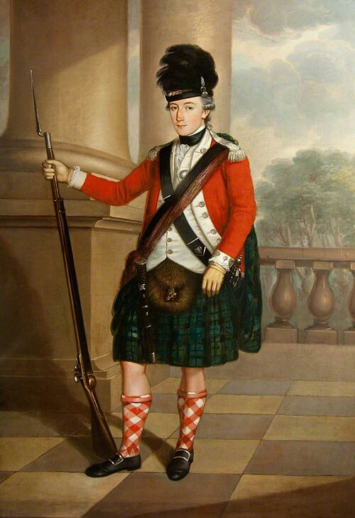 Officer of 81st (Aberdeenshire) Highland Regiment, 1780, 