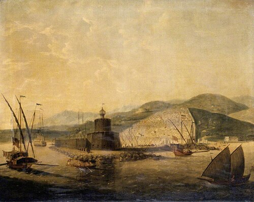 The Mole at Algiers, 1780, 