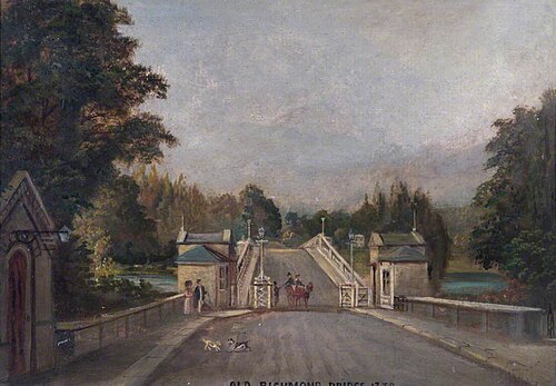 Old Richmond Bridge, Surrey, 1779, 