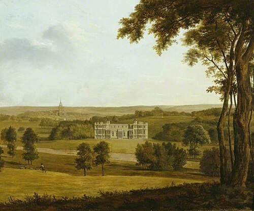 Audley End from the West, 1792, 