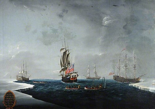 The Hull Whaling Fleet of Sir Samuel Standidge, 1788, 