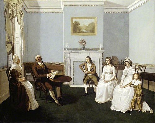 John Middleton with His Family in His Drawing Room, 1797, 