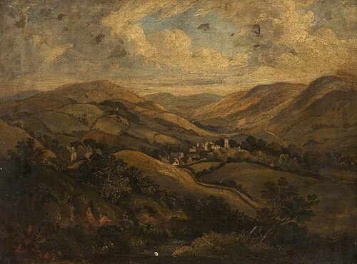 Village in Hills, 1801, 