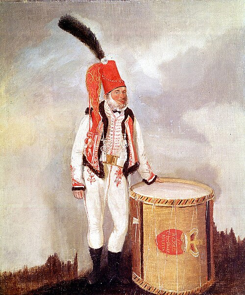 Drummer James White, 1st Royal Cheshire Militia, 1805, 
