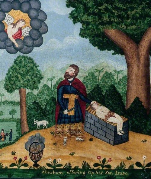 Abraham Offering Up His Son Isaac, 1810, 