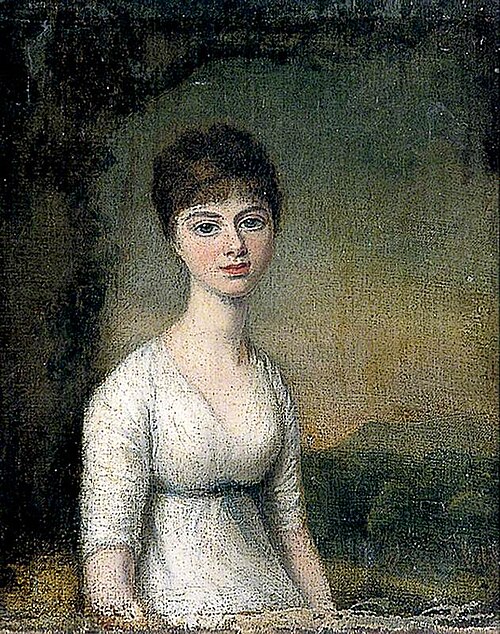 Young Woman in a Landscape, 1810, 