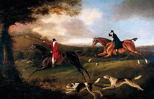 Sir Mark Sykes with the Sledmere Hunt, 1810, 