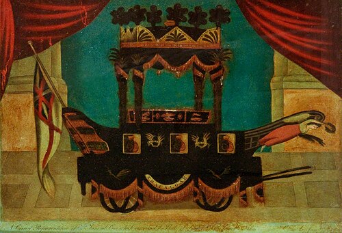 Lord Nelson's Funeral Hearse, 1806, 