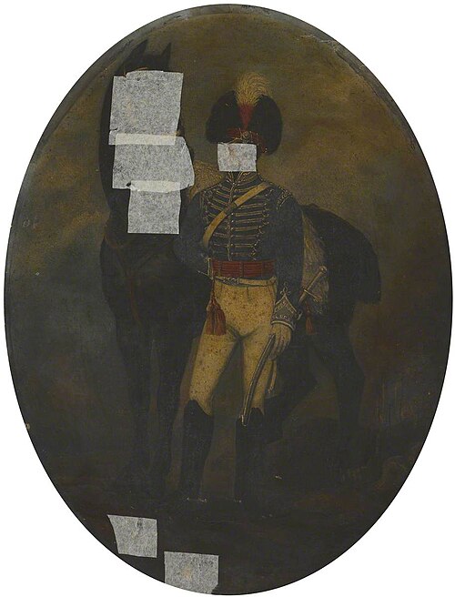 Lieutenant J. G. Brunton, 25th Light Dragoons, c.1810, 1812, 