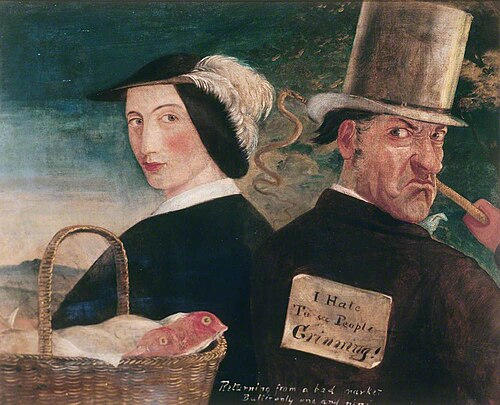 Returning from a Bad Market, Butter Only One and Nine, 1815, 