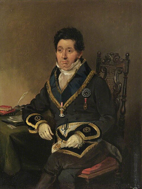 Portrait of a Freemason, 1815, 