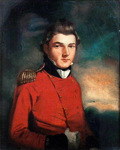 Possibly Lieutenant John Tatton Brown, Royal Marines, 1816, 