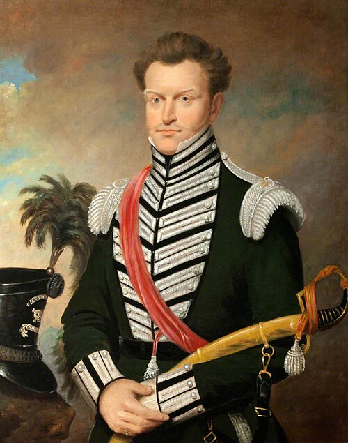 Captain William Hutchison (or Hutchinson) (1791–1833), of the Anamaboe Militia, 1817, 
