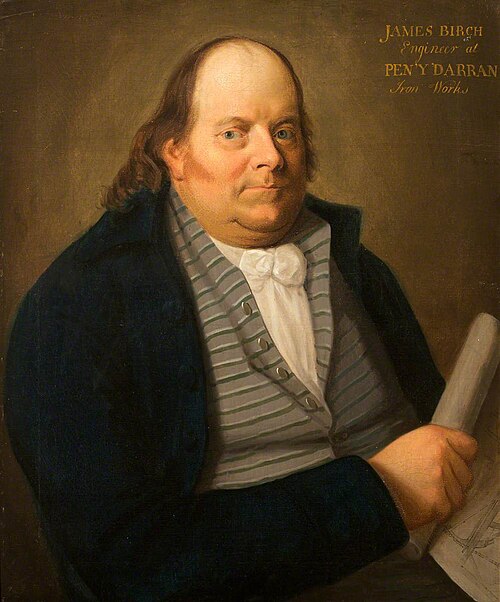 James Birch, Engineer of Penydarren Ironworks, 1820, 