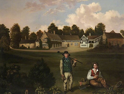 Smithills Hall from the South, 1820, 