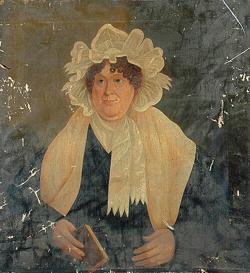 Portrait of an Unknown Woman Holding a Book, 1820, 