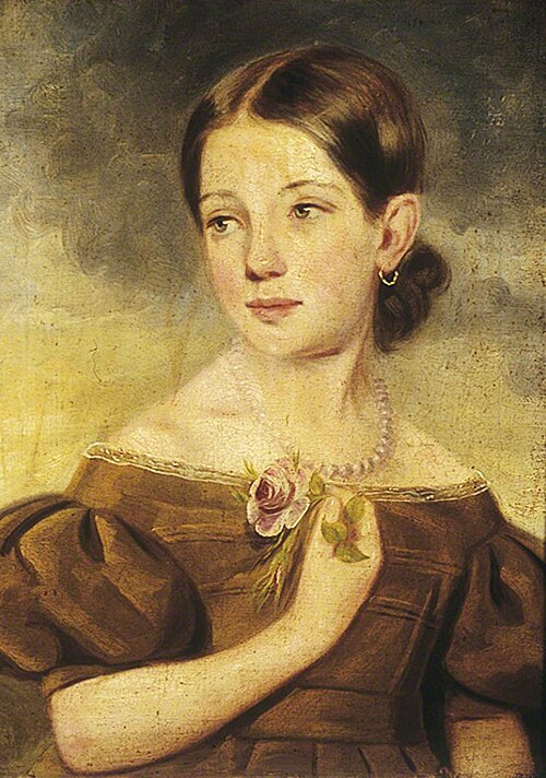 Portrait of a Girl Holding a Rose, 1820, 