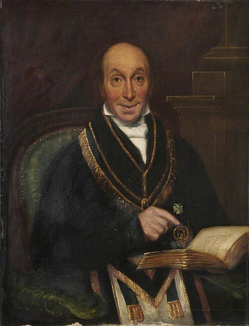 Portrait of a Freemason, 1820, 