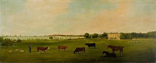 View of St Helen’s, Swansea, 1820, 