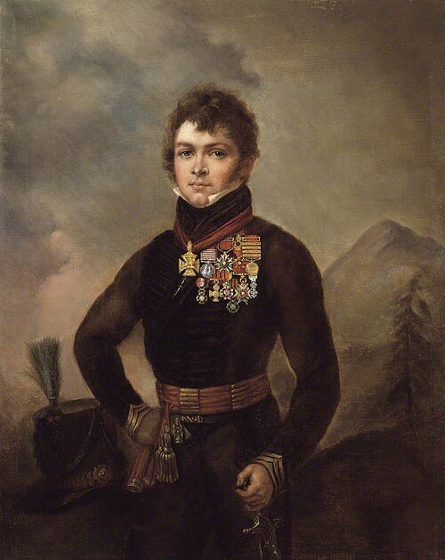 Major (later Lieutenant-Colonel) Sir John Scott Lillie (1790–1868), 7th Cacadores, Portuguese Army, 1820, 
