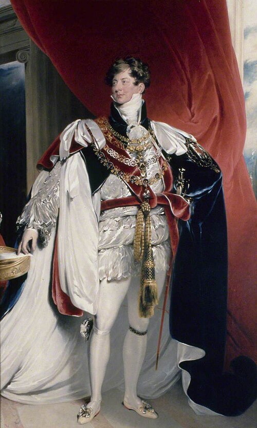 George IV (1762–1830), Standing, in Garter Robes, 'Coronation Portrait', 1821, 