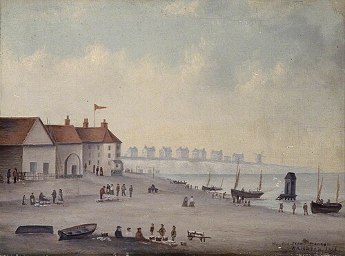 The Old Fish Market, Brighton, 1825, 