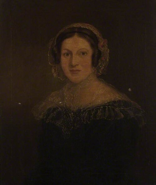 A Seated Lady, Wearing a Red Bonnet, 1830, 