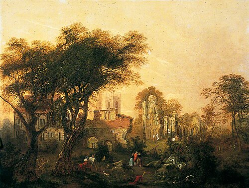 St Mary's Abbey, 1830, 