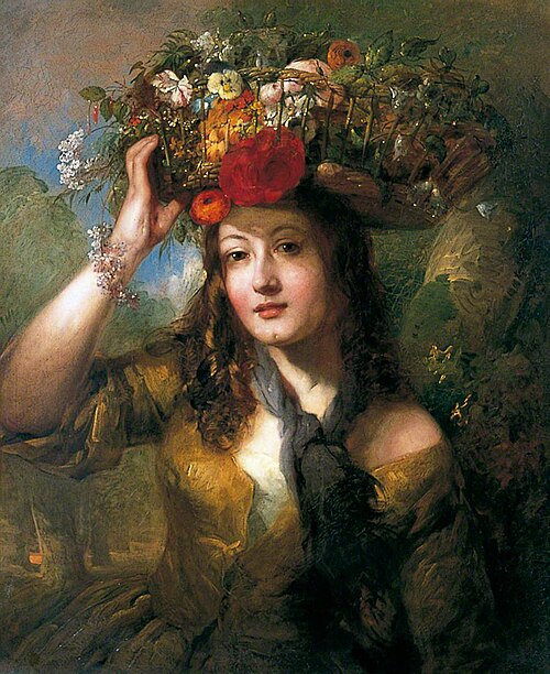 The Flower Girl, 1830, 