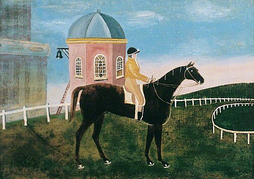 A Jockey on a Bay Racehorse, 1830, 