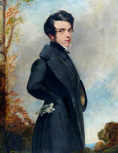 Portrait of a Man in a Black Frock Coat, 1830, 