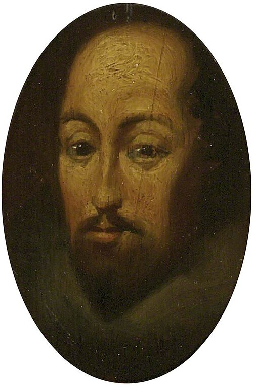Presumed Portrait of William Shakespeare, 1830, 