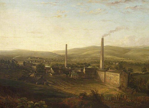 Lowerhouse Printworks, Burnley, 1830, 