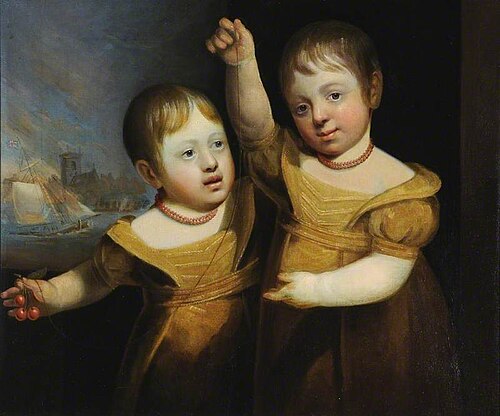 The Twin Children of Captain George Walsh, 1830, 